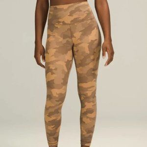 lululemon Align™ High-Rise Pant with Pockets 25" in Brown Camo Size 20 NWT